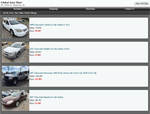 Tablet Screenshot of globalautomart.net